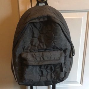 Gray Honeycomb Backpack